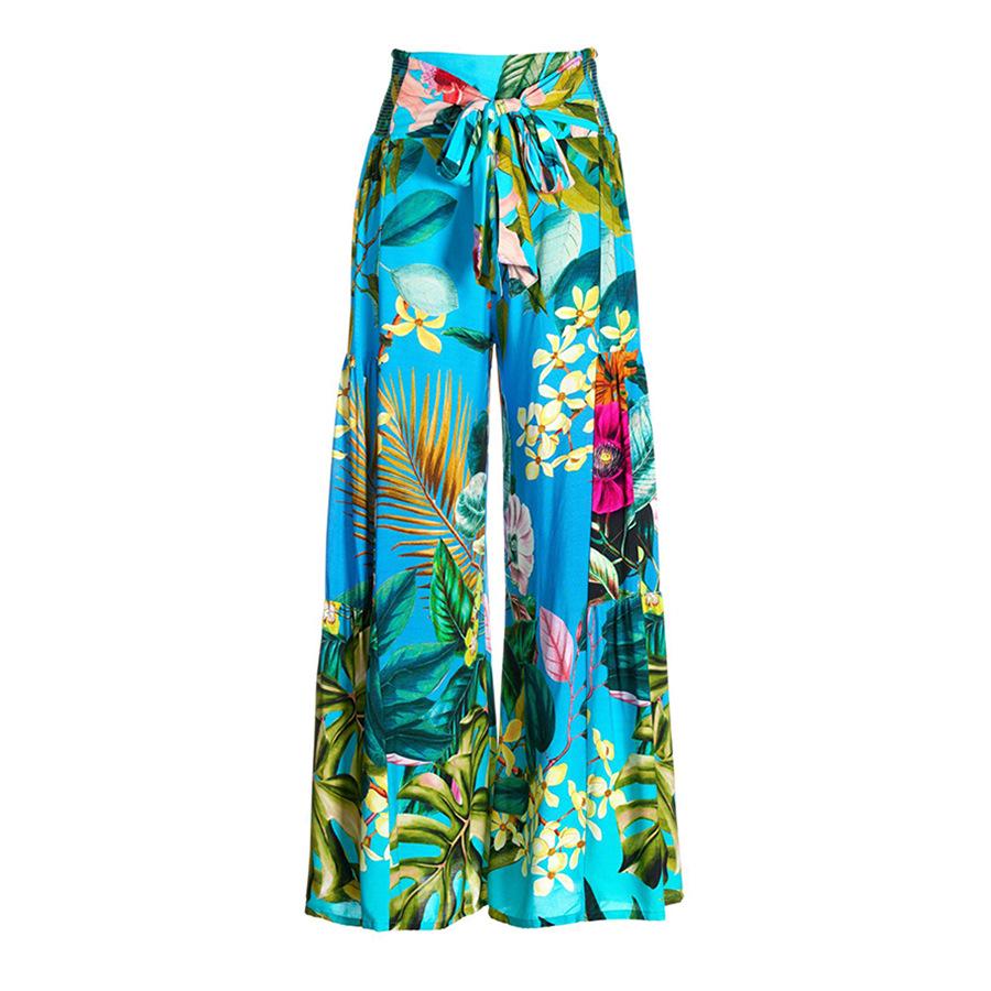 

Женские быстросохнущие плавки с широкими штанинами и цветочным принтом Medium