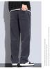 Men's Fleece-Lined Wide-Leg Sweatpants, Winter Sports Casual Pants for Spring/Autumn 2025