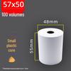 Supermarket 80mm Thermal Receipt Paper Roll, 57x40mm, 50mm Core for Restaurant and Takeout