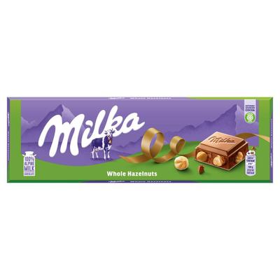 Milka Czekolada Mleczna Z Całymi Orzechami Laskowymi 250 G