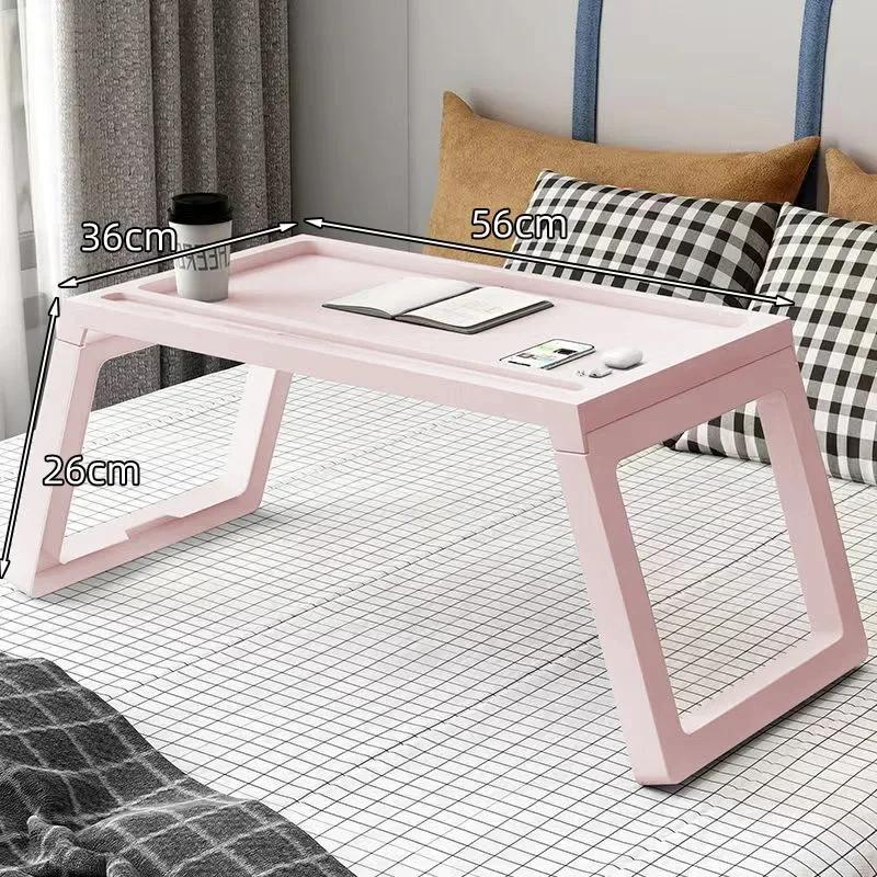Bett Lässiger Tisch Klappbarer Laptop Tisch Einfacher Schreibtisch am Bett Tragbarer Picknick Camping Tisch Schlafzimmer Erkerfenster Wohnheim Kleiner Tisch