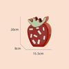 Creative Cartoon Strawberry Ceramic Vase Ornament Room Flower Arrangement Container Dining Table Strawberry Vase Home Decoration
