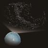 Dreams Bath Light, Blue, 9.3cm Diameter, Projector Dome, Star Map, Southern Hemisphere, Water-Resistant, VRT42559