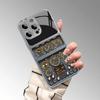 Luxury Aircraft Instrument Pattern Glass Phone Case For iPhone 17 16 15 14 13 12 11 Pro Max 16 Plus 17 Air Electroplate Cover