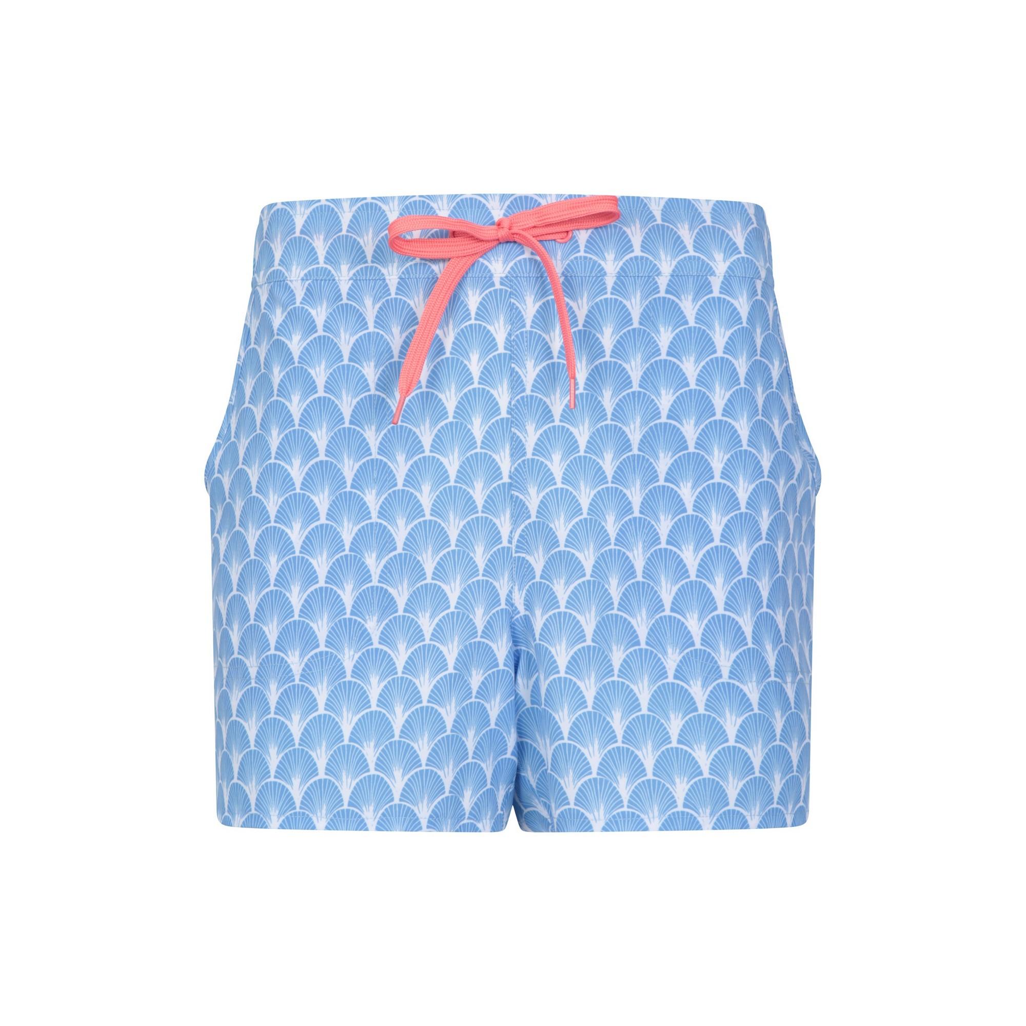 Pantalones cortos elásticos estampados para mujer de Mountain Warehouse 16 UK azul
