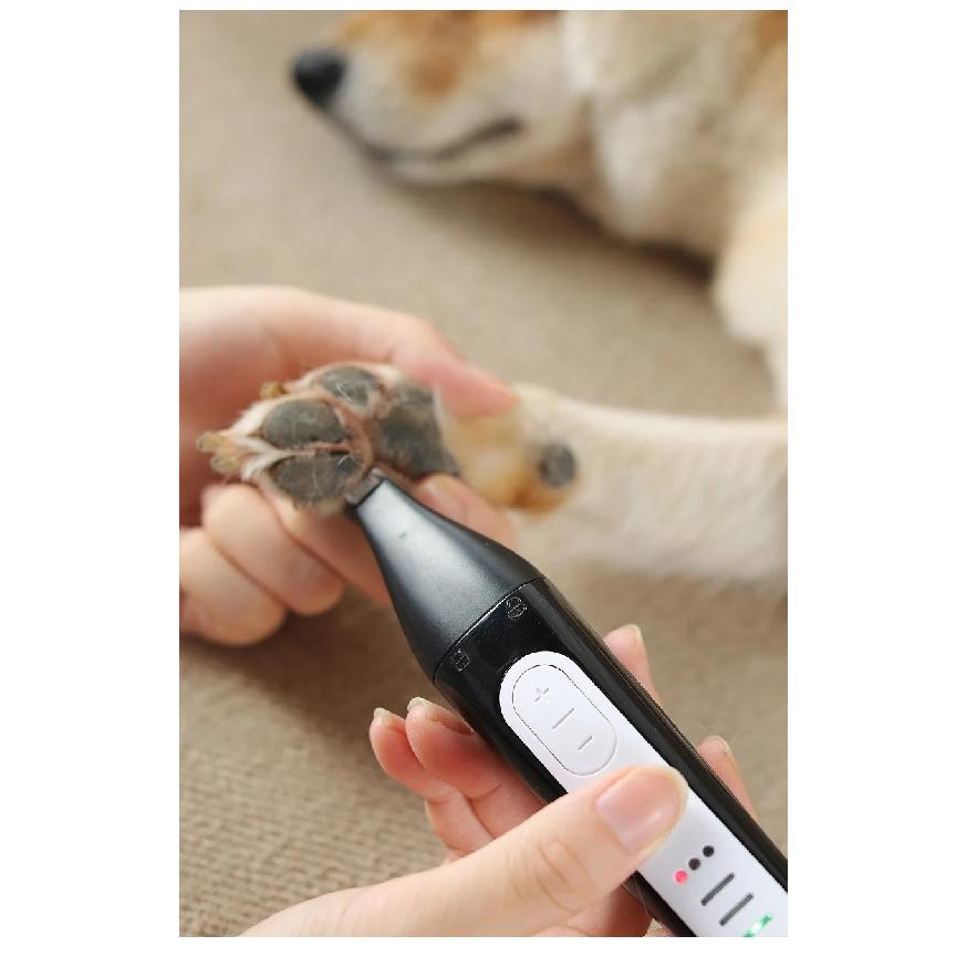 Wholesale Pet Grooming Tool Usb Charge 2 in 1 Electric Pet Nail Grinder With Feet Hair Shaver
