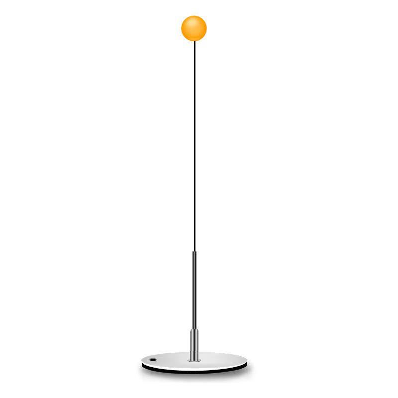 Durable Flexible Shaft Table Tennis Trainer for Seniors: Single-User Professional Self-Training Tool, Vision Ball Included