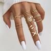 Cross Leaf Ring, Pearl Sun Moon Ring Set For Women