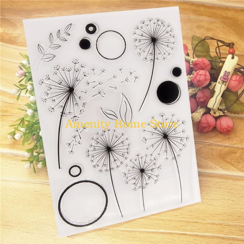 F26C Transparent Hollow-out Stamp for Card Making Scrapbooking