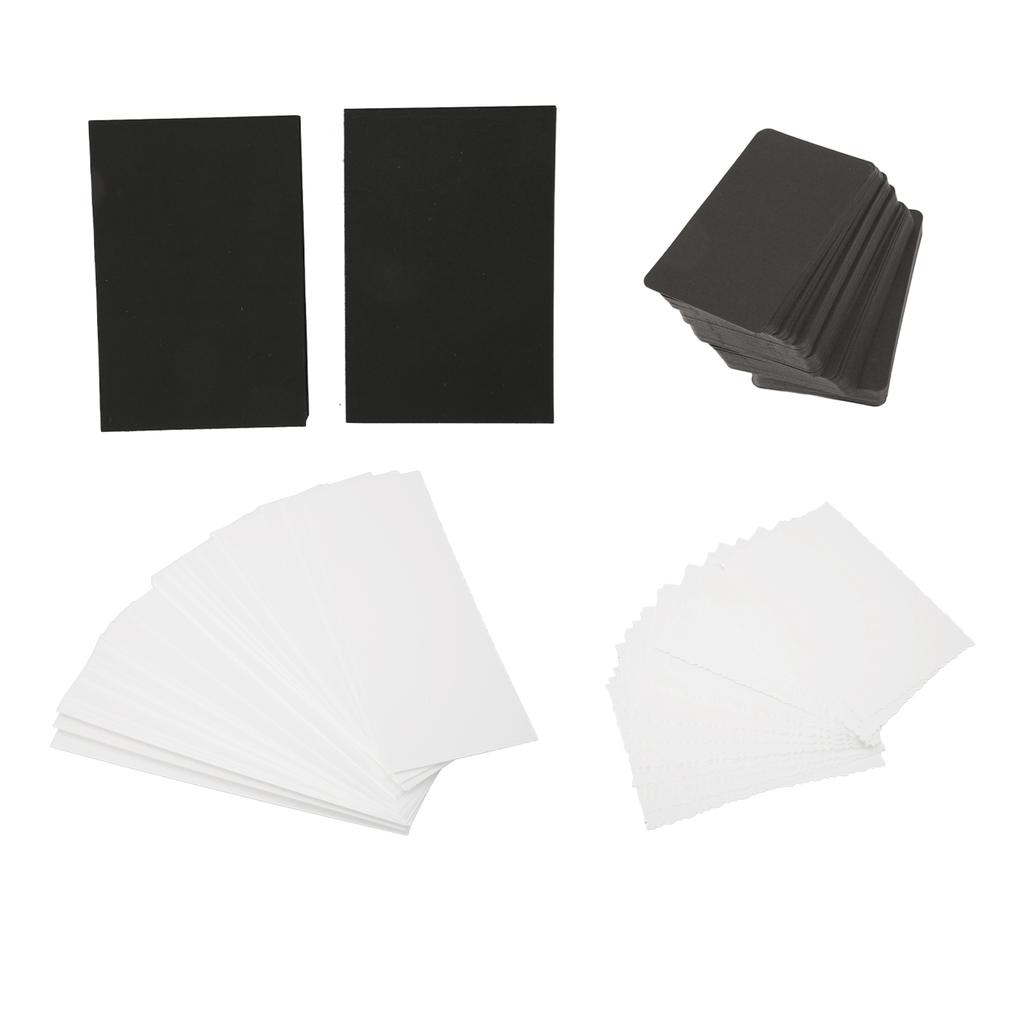 100 stücke Karton Mehrzweck Dicken Stilvolle Einfache Karton Papier für Postkarten Party Einladung
