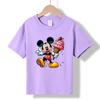 MC-33 MINISO 2026 Summer New Printed Cotton Round Neck T-shirt for Children Aged 1-16, Boys and Girls