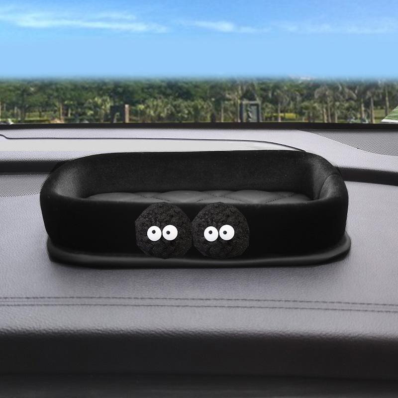 Cute Cartoon Toy Ball Car Dashboard Storage Box Center Consoles Organizer Auto Organizer Case For Phone Key Interior Accessories