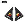 GJIFK1 2pcs Silicone Car Door Corner Cover Bumper Scratch Protector For Fiat Abarth 595 Abarth 500 Abarth 124 Spider Car Accessories
