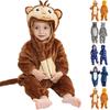 Kleinkind Kinder Flanell Tierkostüm Warmer Schlafanzug Overall für Jungen Mädchen