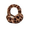 Collapsible Leopard Ear Warmer Thickened Winter Earmuffs Fashion Ear Cover  for Women Girls