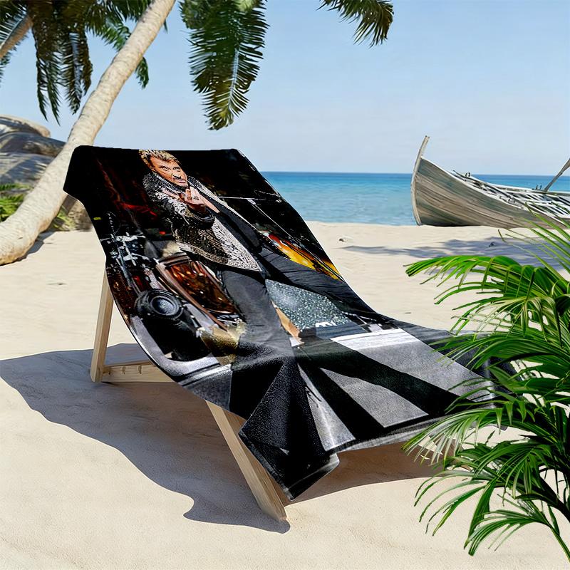 Rock Star Energy Stage Beach Towel Outdoor Camping Beach Quick-drying Swim Towel Absorbent Bath Towel Outdoor Pool Towel Outdoor Picnic Beach Mat