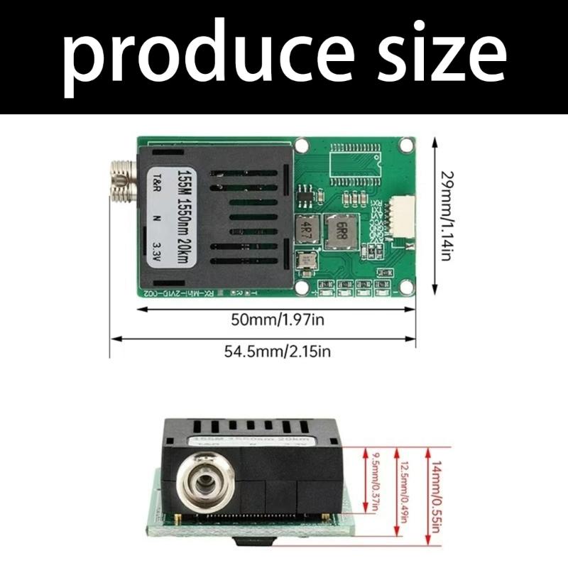 1-Kanal optisches End-zu-Glasfaser TTL optisches Transceiver-Modul TTL zu Glasfaser optisches Modul Terminalausrüstung