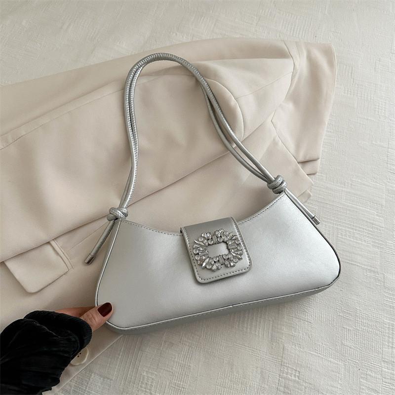 Stylish Casual Women's Shoulder Bag Chic And Minimalist Baguette Bag For Summer 2024