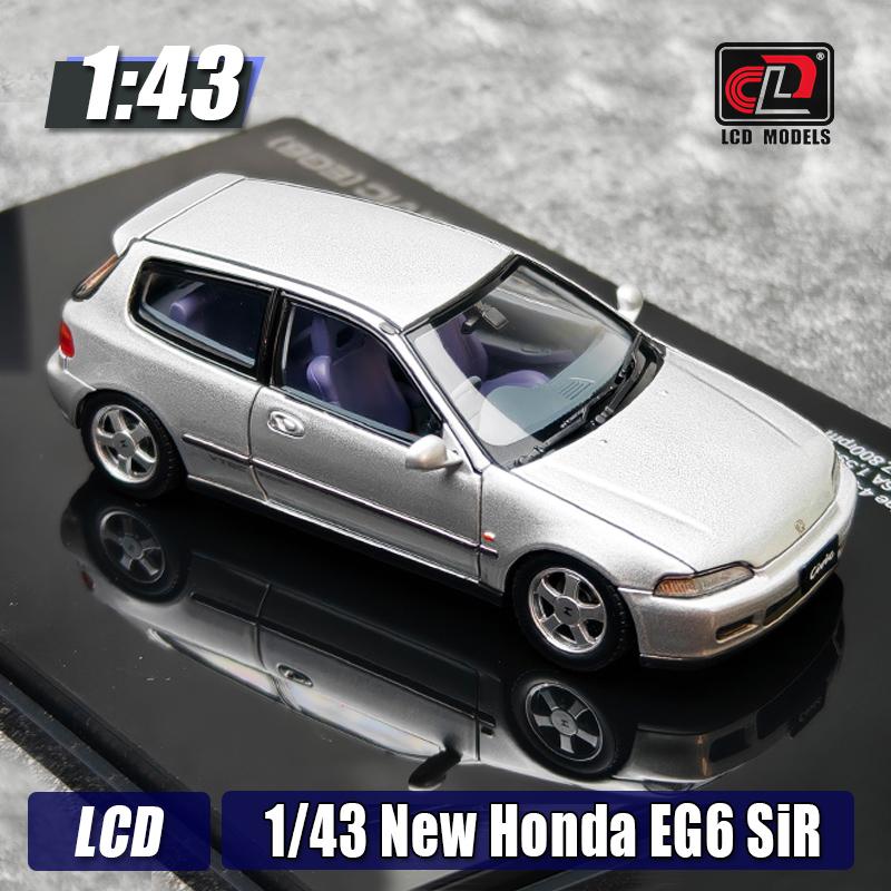 

LCD CLD diecast model 1/43 New Honda EG6 SiR (SiRII) alloy car model static display collection holiday gift срібний
