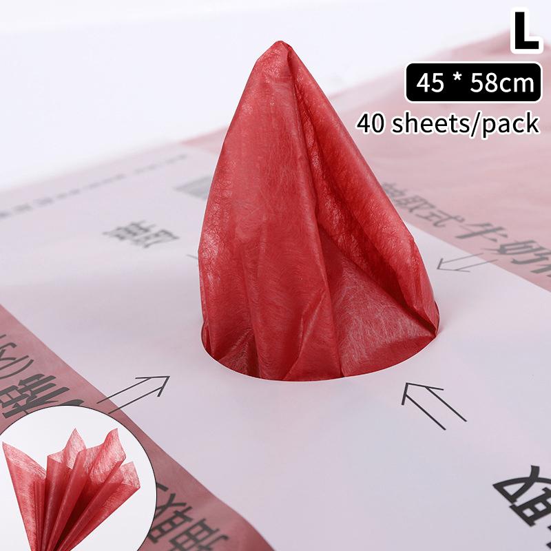 40 Pcs Milk Cotton Tissue Paper Florist Flower Wrapping Paper Diy Handmade Bouquet Crafts Gifts Packaging Wedding Party Supplies