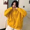 Mikiny Ženy Estetický Tlustší Zimní Teplý Nový Příjezd Oblečení Populární dopis s dlouhým rukávem Harajuku korejský styl Trendy Chic