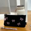 1pc Bow Pencil Case Large Capacity Pencil Organizer Makeup Bag Stationery Storage Box School Supplies Multiple Colors