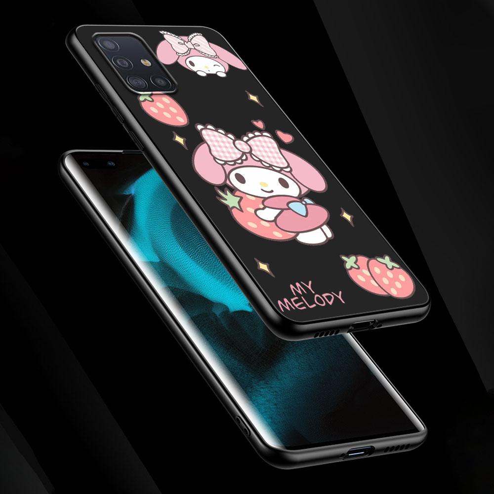 Hello Kitty Kuromi Case for Samsung Galaxy A51 A53 A54 A31 A52 A12 A13 A21s A22 A32 A11 A22 A33 A41 A52s A73 A14 TPU Phone Cover