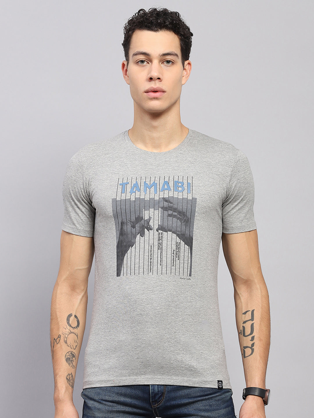 Monte Carlo Men Smart Fit Grey Tshirt XL серый
