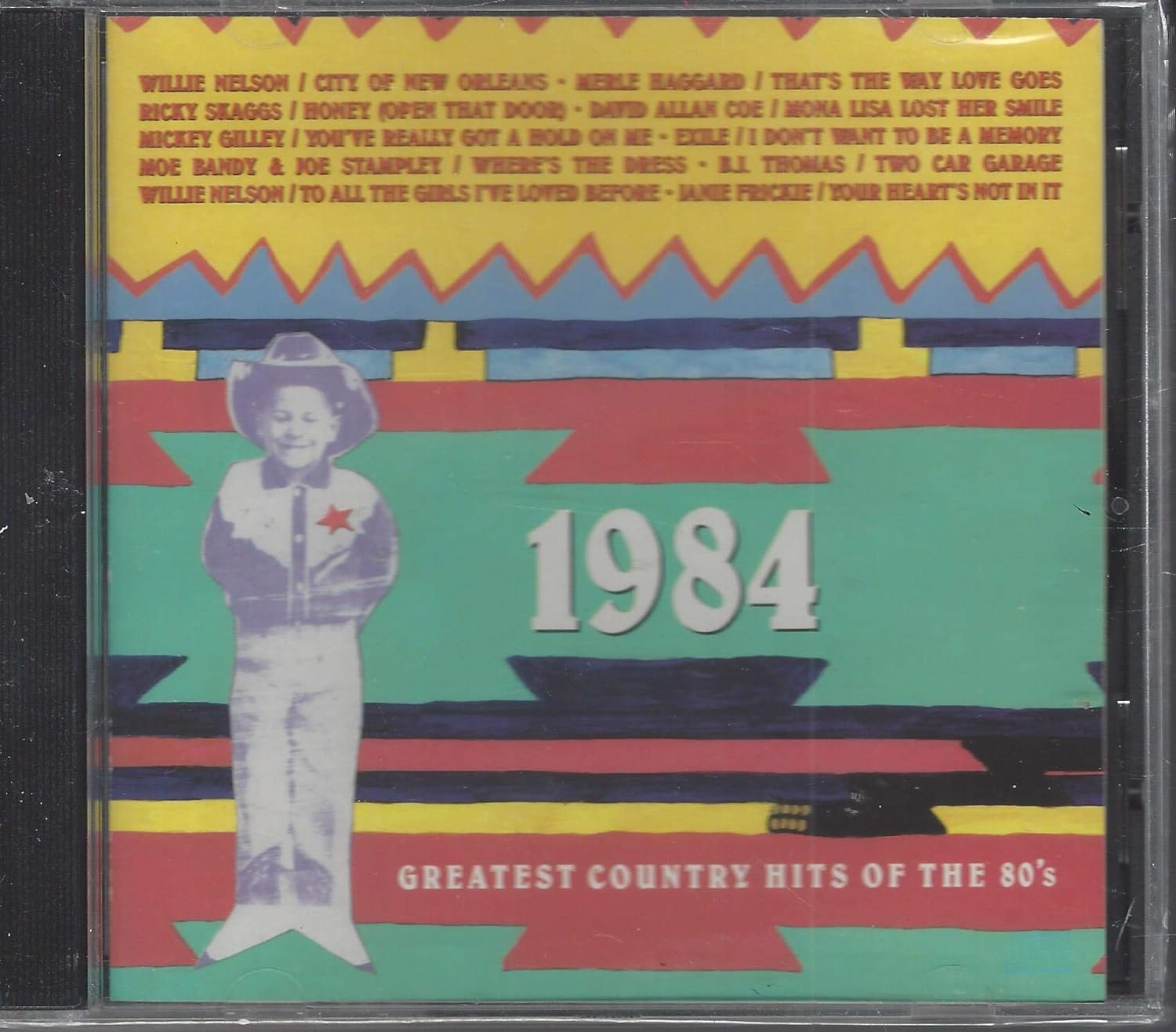 

CD VARIOUS - Great Country Hits 80s: 84 CK44428 Canada Country Used