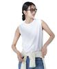 Nano Universe Sweat Sleeveless Size Anti-Soaked (R) Stain-Resistant T-Shirt, Women's, M, 030, White, 669-5124302