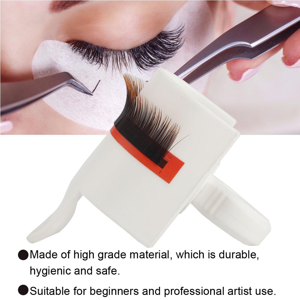 Grafting False Eyelashes Extension Glue Cup U Shaped Pallet Lashes Holder Makeup Tool 01#