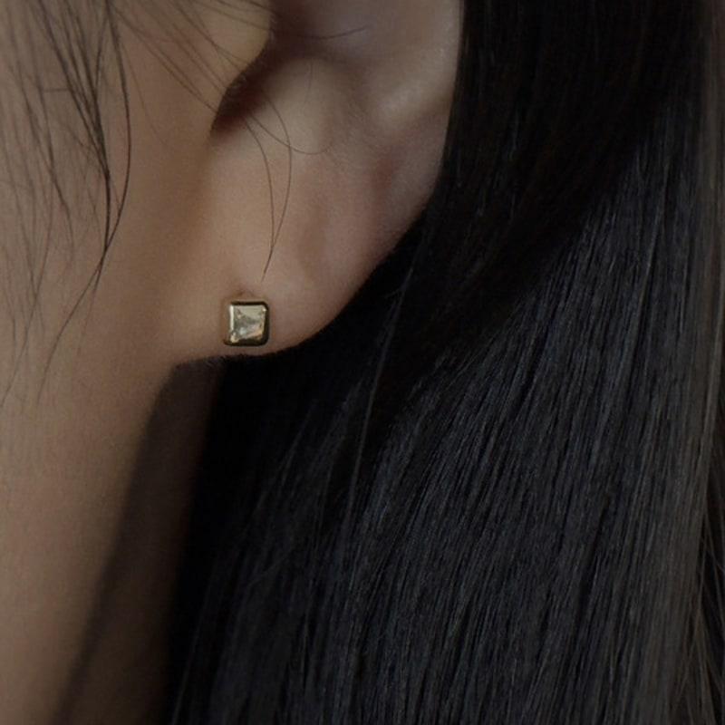 Faye 14k Cube Earrings