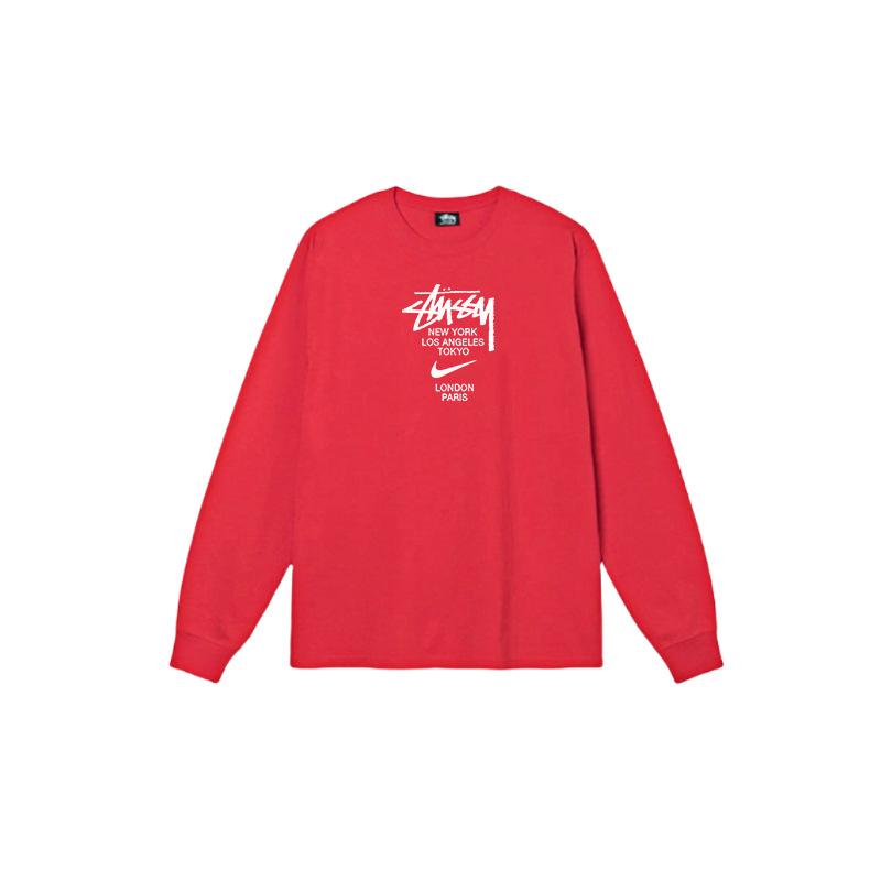 STU SS25 dice printing long-sleeved t-shirt for men and women of the same style, spot classic