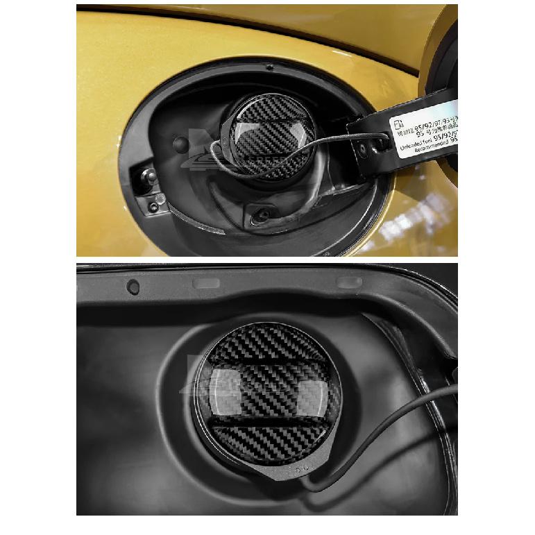Real Hard Carbon Fiber Fuel Tank Cap Trim For Volkswagen Golf 7 MK7 GTI Golf 8 MK8 GTI Beetle Sicrocco Passat CC Tiguan Sticker