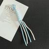 NEW Creative Anti-Lost Knot Nylon Rope Keyring Colorful Braided Lanyard Keychain For Car Backpack Pendant Accessories Gift