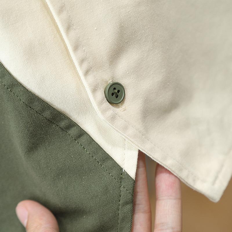 Ensemble deux pièces d'automne pour garçon style street: Chemise ample à manches longues et pantalon (Tendance 2025)