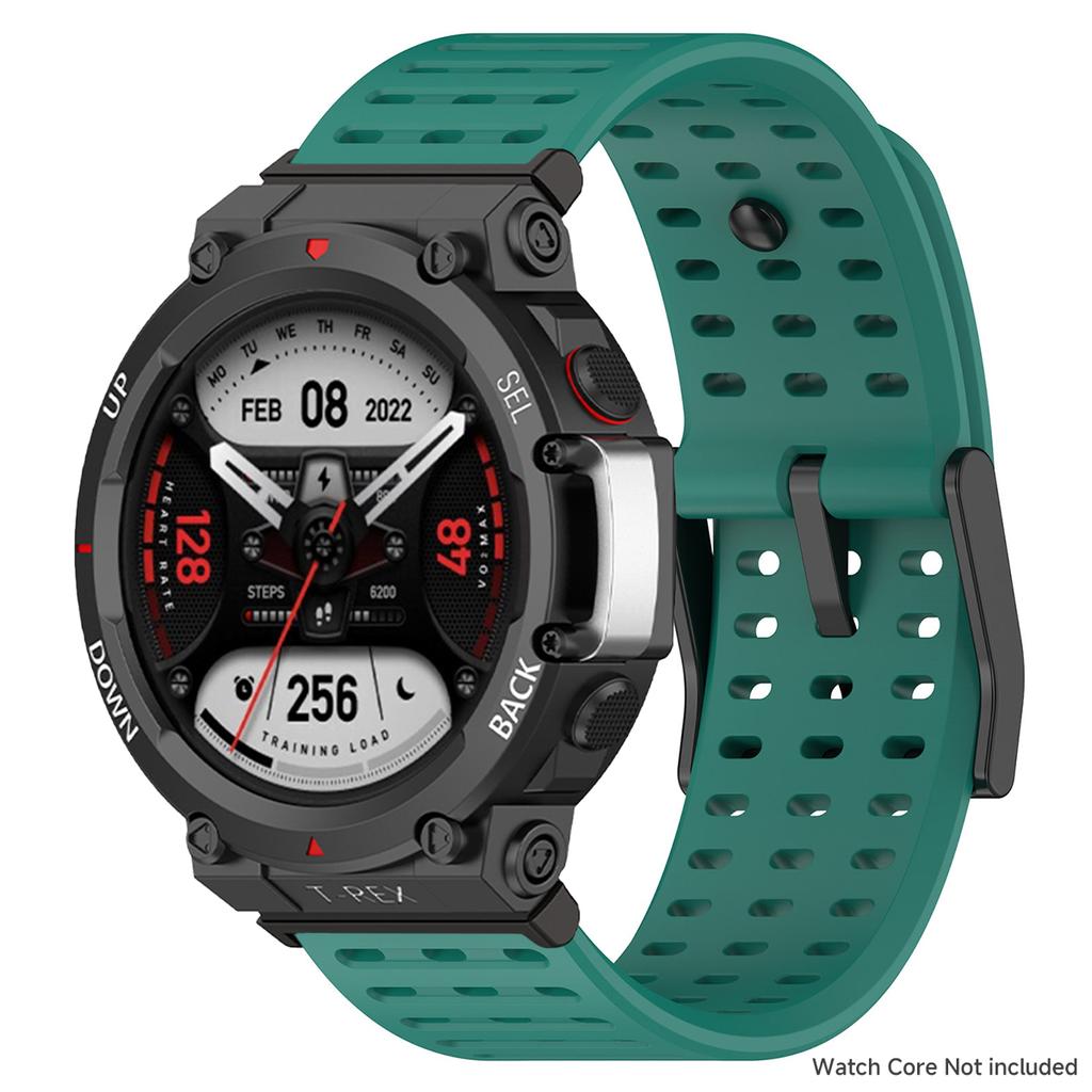 Breathable Silicone Strap for Huami Watch Amazfit T-Rex 3 T-Rex2 Sport Band for Amazfit T-Rex Pro/ultra Martwatch Bracelet