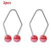 1 Pair Alloy Dimple Maker For Cheeks Pearl Facial Dimple Make Tool Training