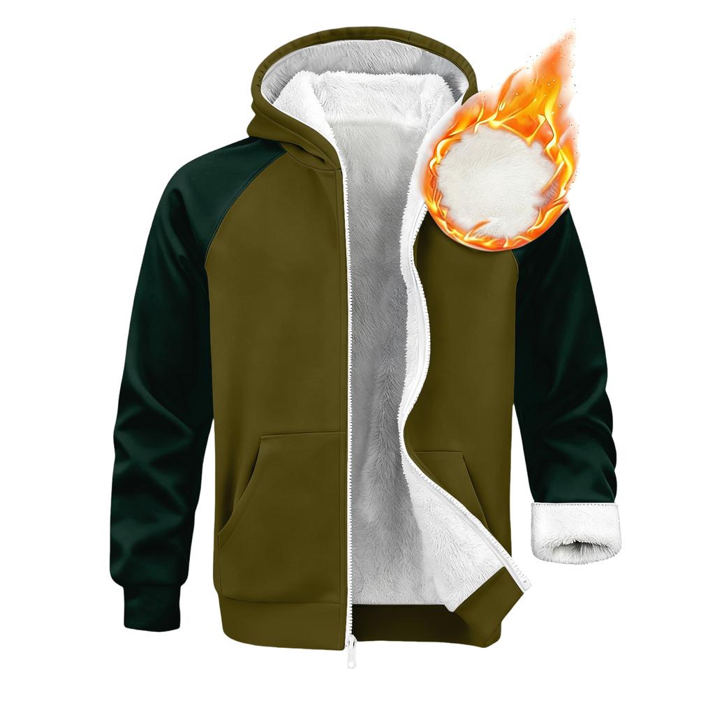 Ανδρικό Καθημερινό Ζεστό Μπουφάν με Κουκούλα