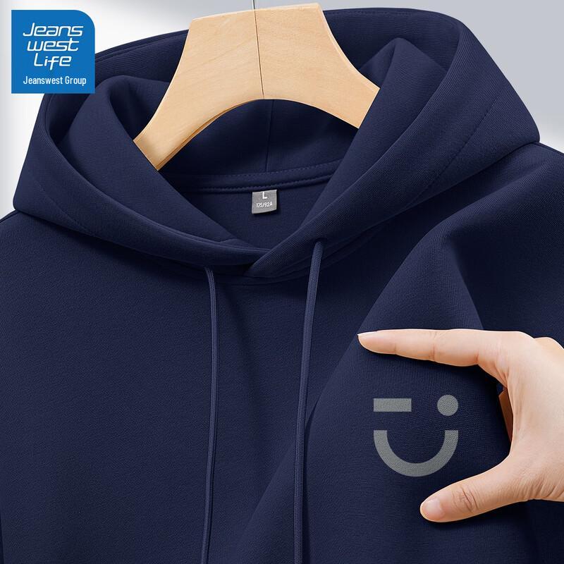 Jeanswest Life Men's Graphic Print Hooded Sweatshirt