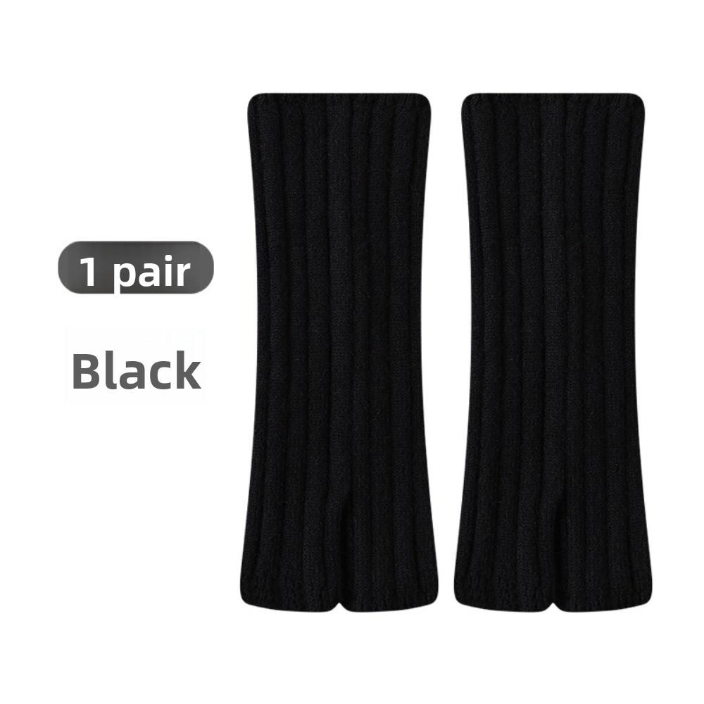 Fashion Harajuku Y2K Leg Warmers Lolita JK Pile Socks Knitted Leg Cover Balletcore Style Footcover Boots Cover Women