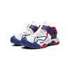 Li Ning Kids Sports Lifestyle Synthetic Leather Comfortable Versatile Soft Sole Sandals Kids Sandals Standard-White Graphite-Blue YKUU044-3
