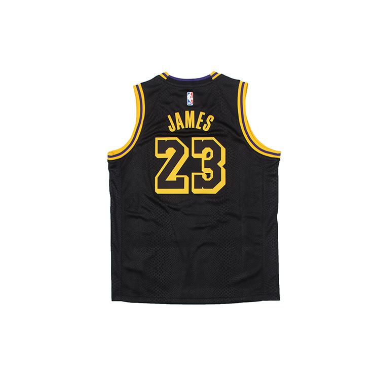 Nike Basketball Jersey Unisex Black 3Z2B7BY1P-LAKJL
