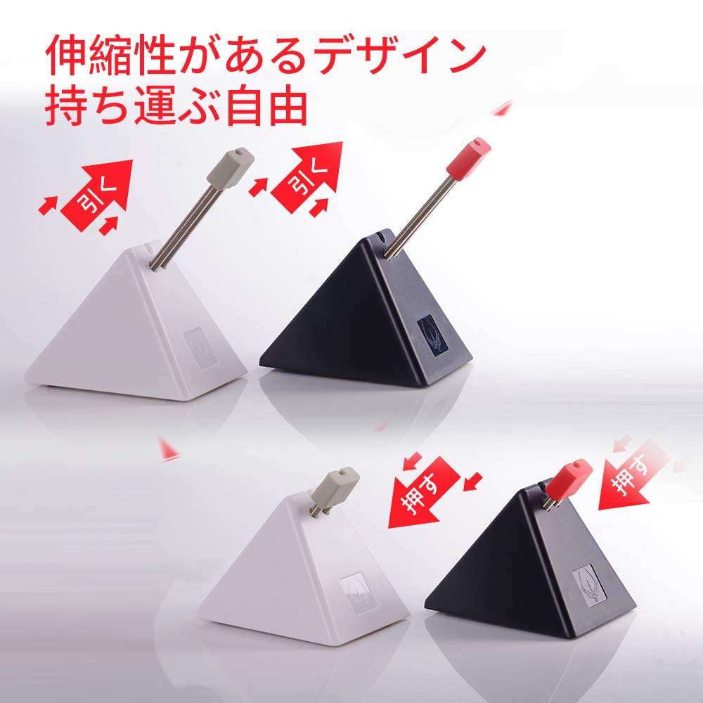 Hotline Games Mouse Bungee Gaming Mouse Cord Management Bungee Mouse Cord Holder for Thick Cables Japanese Distributor [Official Warranty] (White)