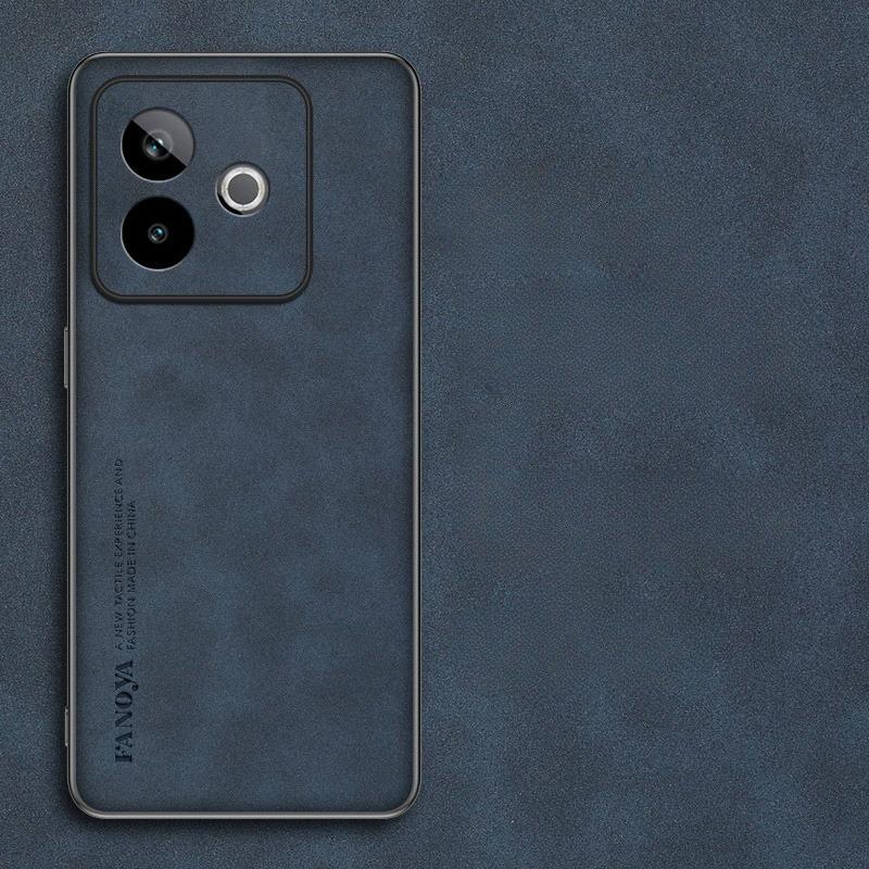 For Realme GT 7T Plain PU Leather Phone Case For Realme GT 7 Pro NEO 7 X 7SE Matte Soft Silicone Shockproof Protection Back Cover