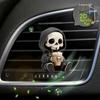 1/5Pcs 2D Flat Skull Milk Tea Event Decor, Funny Car Interior Accessory, Halloween Must Have Ornament