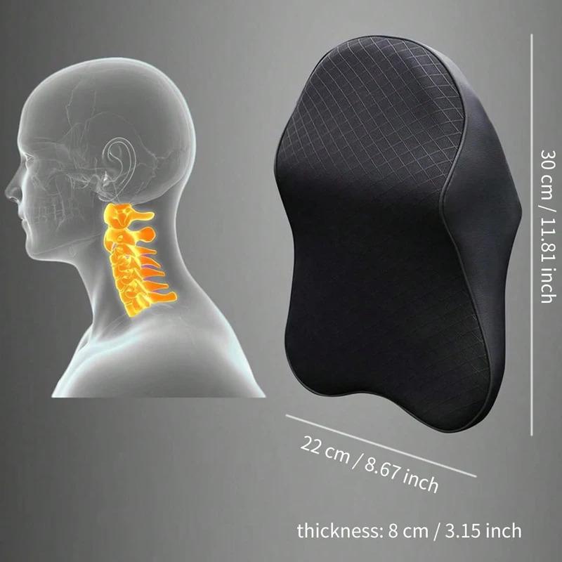 Four Seasons General 3D Car Headrest Pillow Multifunctional Thickened Breathable Neck Support
