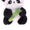 11Cm 2 In 1 Cute Bamboo Tube Panda Plush Kawaii Tearful Panda Stuffed Animal Plushie Super Soft Plush Panda Keychain
