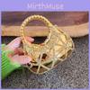 Akrilik Mini Moon Shape Clutch With Rhinestones And Chain For Daily Fashion