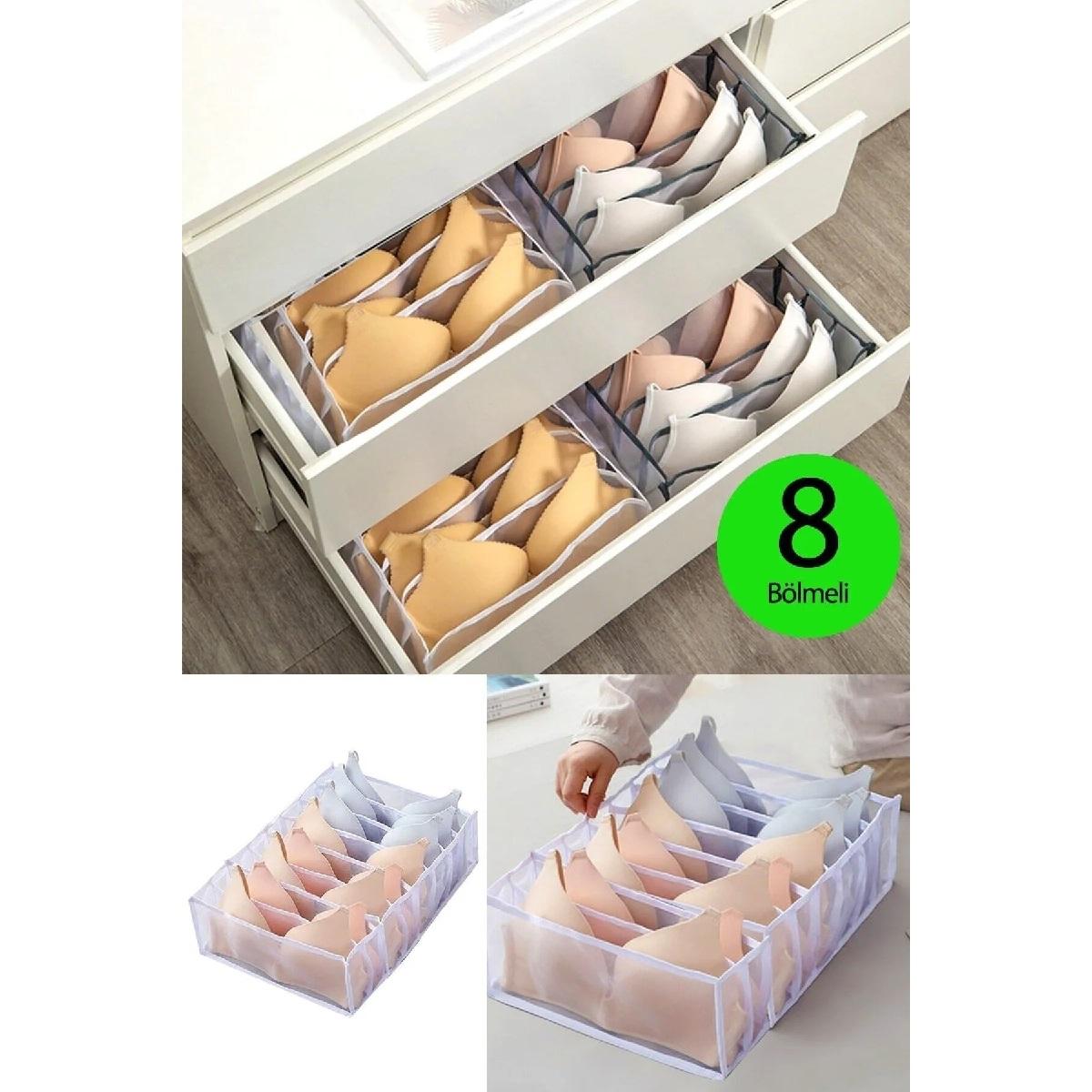 

Прозрачный органайзер для бюстгальтера 36 x 32 x 12 см 1 pcs снег